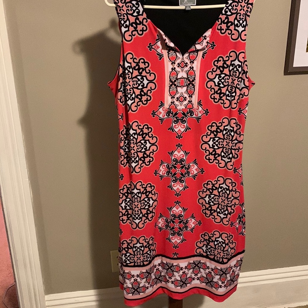 Coral JM Collection sleeveless sundress size 1x